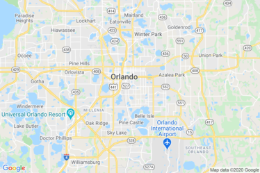 Orlando, FL Map
