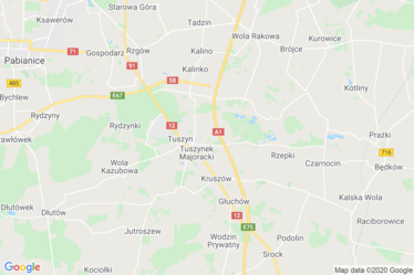 Łódź Mapa