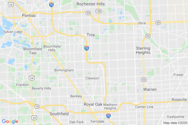 Troy, MI Map