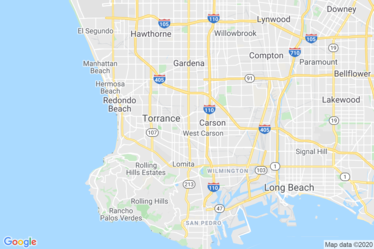Long Beach, CA Map