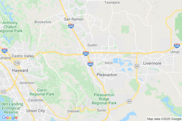 Pleasanton, CA Map