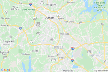 Durham, NC Map