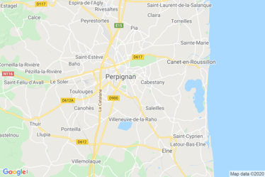 Perpignan Map