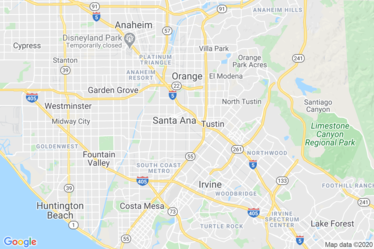 Orange, CA Map