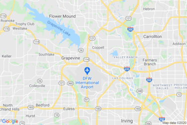 Addison, TX Map
