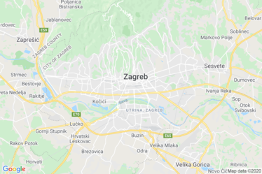 Zagreb Map