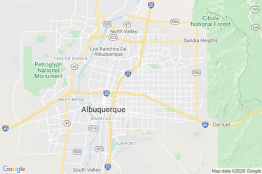 Albuquerque , NM Map