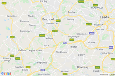 West Yorkshire Map