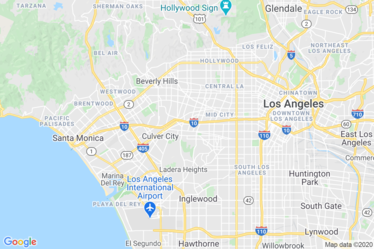 Los Angeles, CA Map
