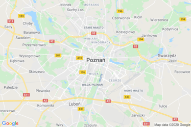 Poznań Mapa