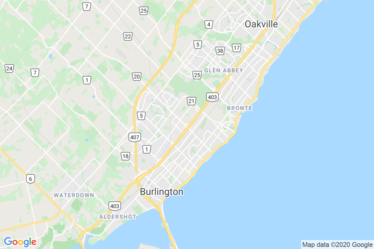 Burlington, ON Map
