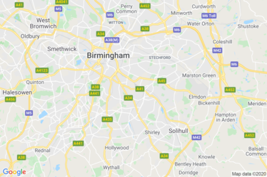 Birmingham Centre Map