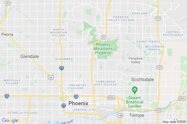 Phoenix, AZ Map