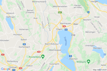 Hünenberg Karte