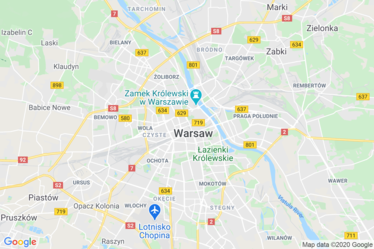 Warszawa Śródmieście Mapa