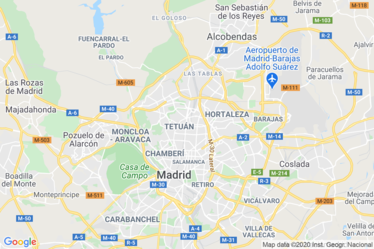 Madrid Chamartín Mapa