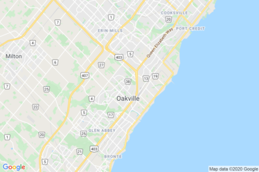 Oakville, ON Map