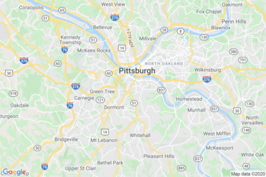 Pittsburgh, PA Map