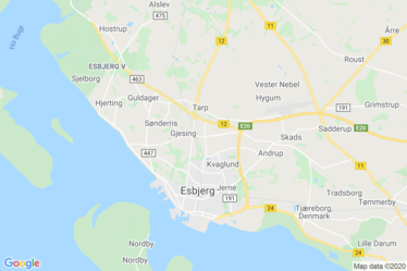 Esbjerg N Kort