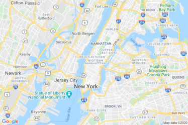 New York Times Square District, NY Map