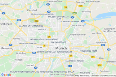 Munich Schwabing Map