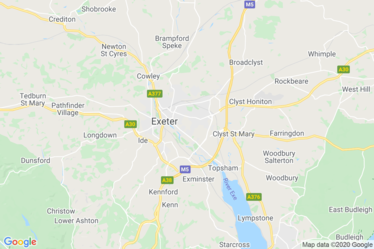 Exeter Map