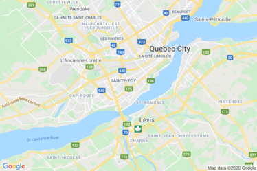 Quebec, QC Map