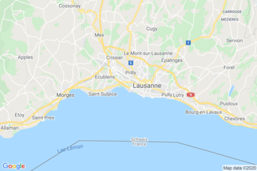 Lausanne Karte