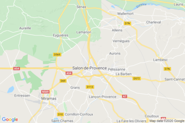 Salon de Provence Map