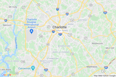 Charlotte, NC Map