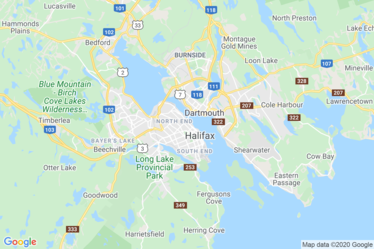 Halifax, NS Map