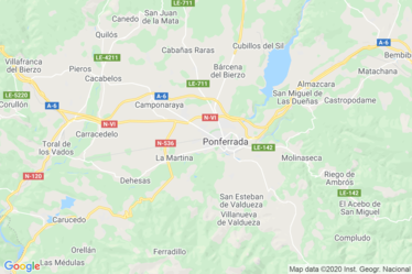 Ponferrada Map