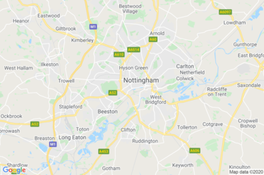 Nottingham Map