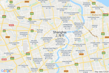 Shanghai, Jing'An Map