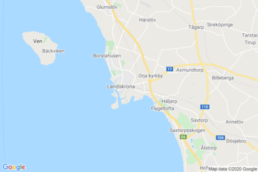 Landskrona Karta