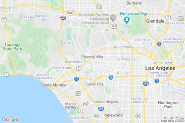 Beverly Hills, CA Map