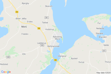 Nykøbing M Kort