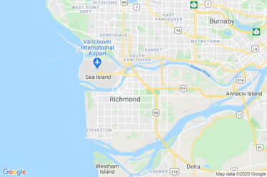 Richmond, BC Map