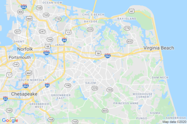 Virginia Beach, VA Map