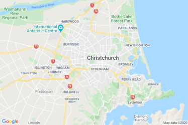 Christchurch Map