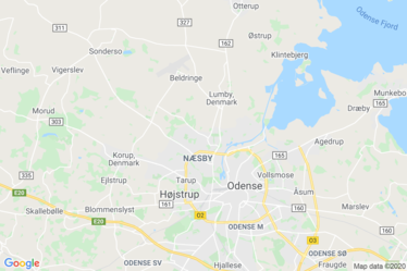 Odense N Kort