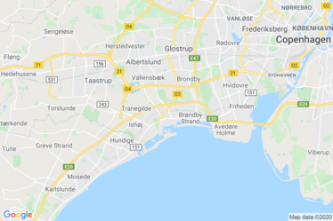 Vallensbæk Strand Kort