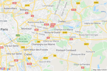 Noisy-le-Grand Map