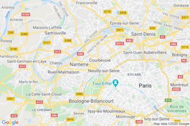 Courbevoie Map