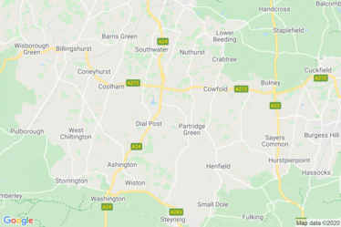 West Sussex Map