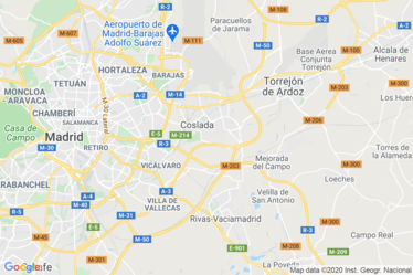 Madrid Tetuán Map