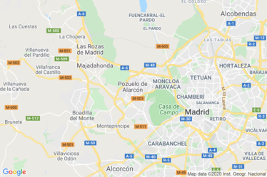 Pozuelo de Alarcón Mapa