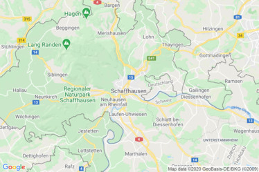 Schaffhausen Karte