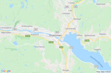 Drammen Map