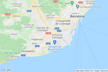 El Prat de Llobregat Map